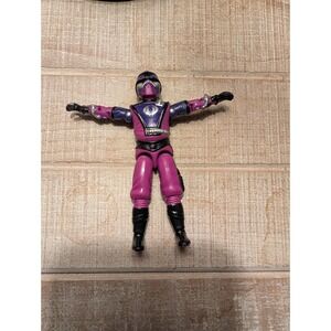 Vintage 1987 G.I. Joe Cobra Techno-Viper Action Figure Hasbro Loose Purple 3.75"